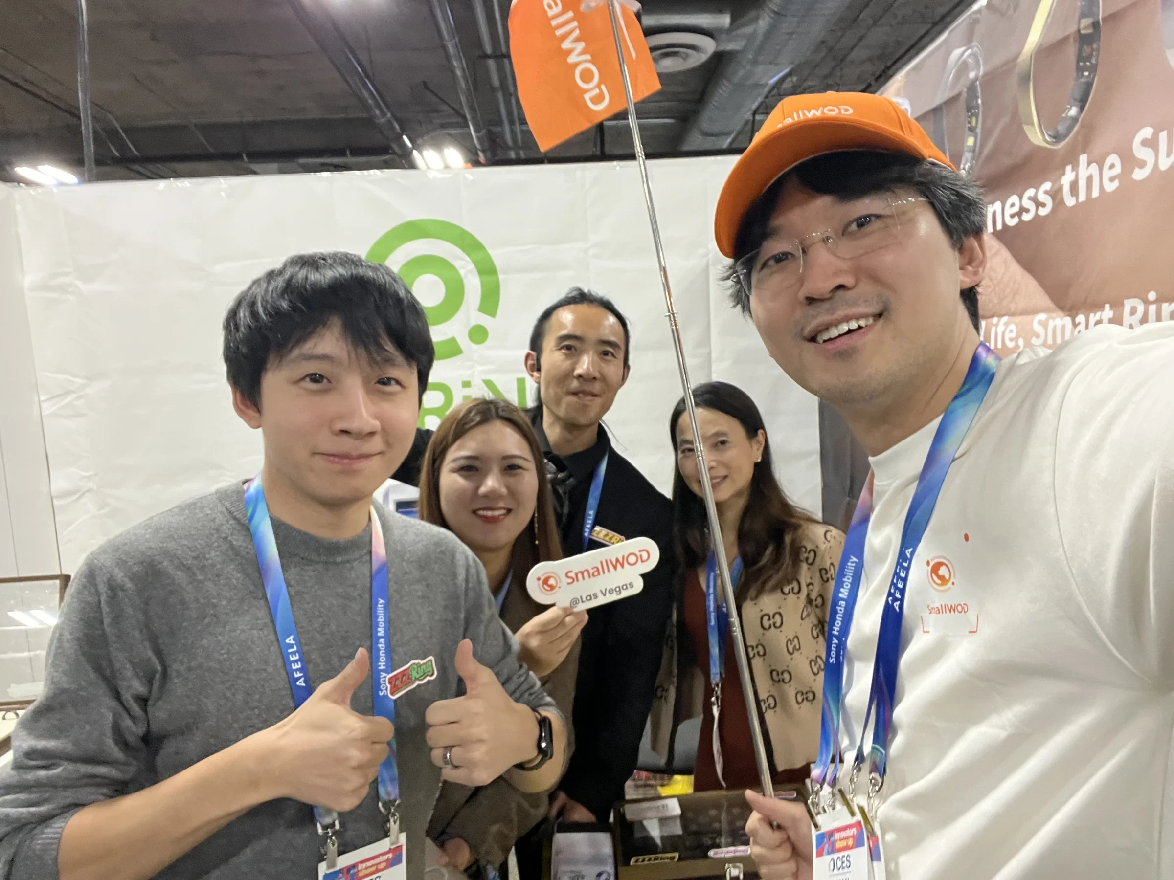 SmallWOD 四人小分队在拉斯维加斯 CES 现场交流
